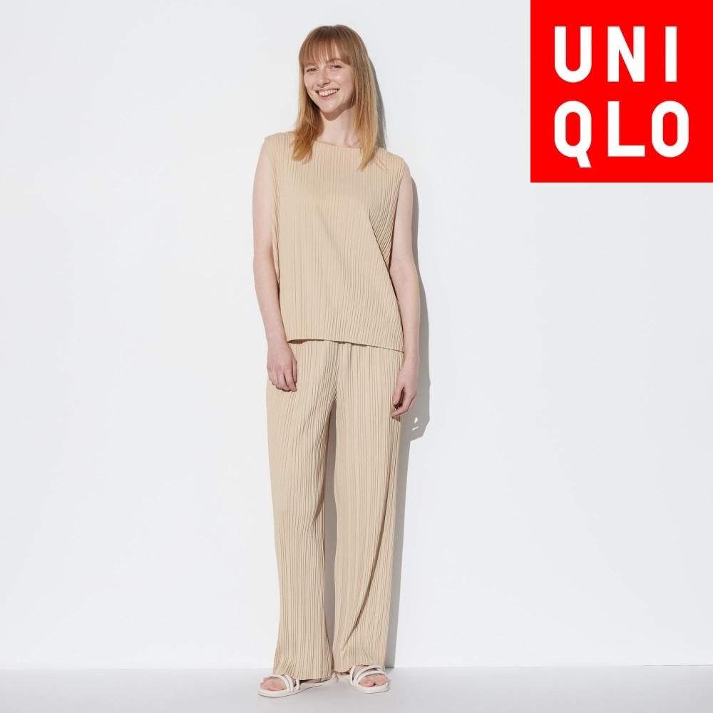 

UNIQLO JAPAN Прямые брюки со складками длиной 71,5 см, можно подобрать