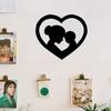 Mother and baby love Home Metal Wall Decor Sign Aesthetic Bedroom Room Door Decoration Modern Hangings Plate Decorative Items