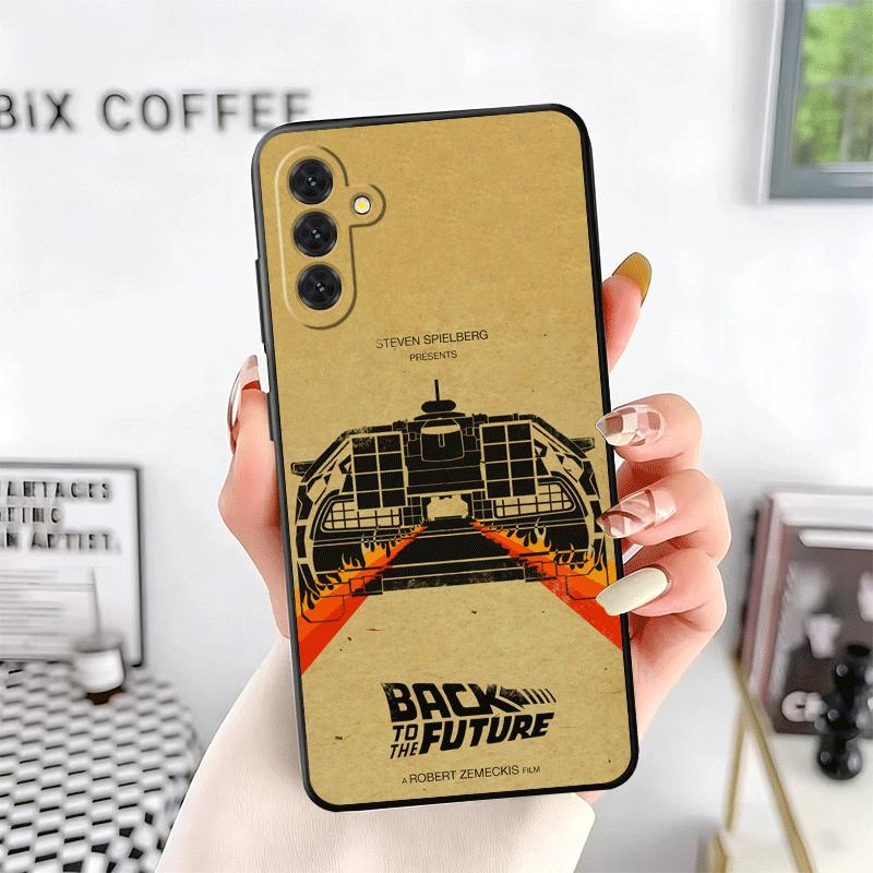 Back To The Future Soft Phone Case for Samsung A17 A37 A57 A16 A26 A36 A56 A15 A25 A35 A55 A14 A24 A34 A54 A13 A23 A33 A53 A52 A