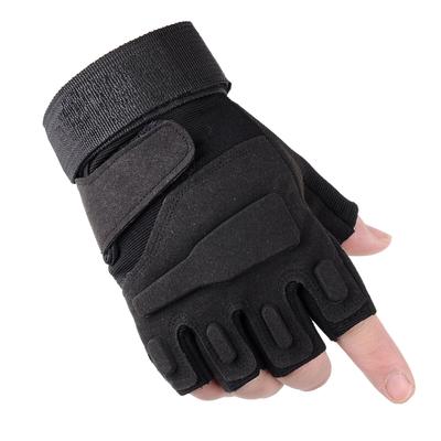 Tactical Half Finger Full Fleece Gloves Sports Outdoor Men's and Women's Cycling and Fitness Gloves