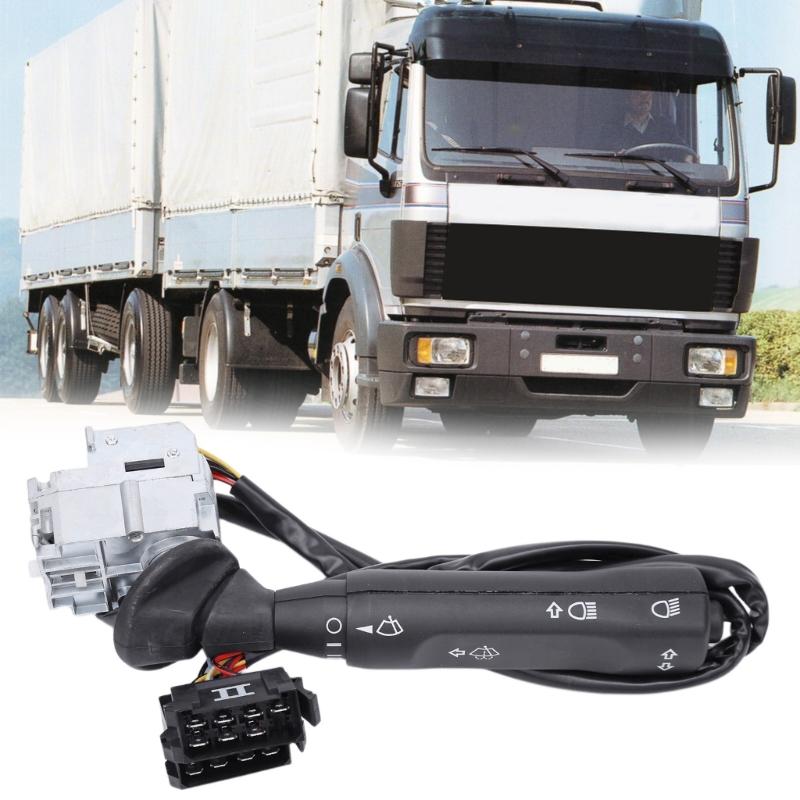 Automotive Combination Switches Assembly 3575400045 for Turn Signal and Windshield Wiper Functions, with ABS Housing, Attached Harness, and Multiple