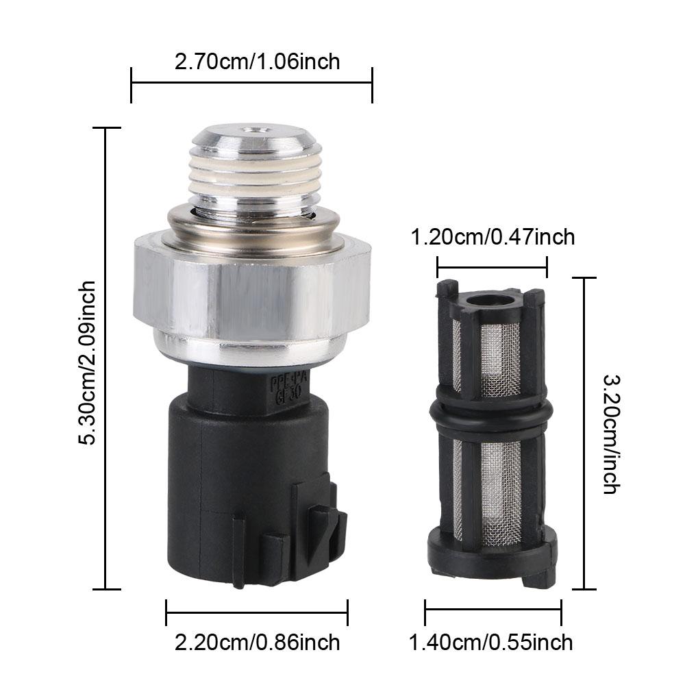 Oil Pressure Sensor with Fine Mesh Strainer for Chevrolet Avalanche Corvette Tahoe Suburban Impala Trailblazer Cheyenne Express