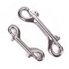 65mm 90mm 100mm 115mm Double Ended Scuba Diving Hook Stainless Steel Eye Bolt Snap Hook Quick Draw Link Carabiner
