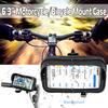 6.3" Waterproof Bike Bicycle Mobile Phone Holder Stand Motorcycle Handlebar Rearview Mount Bag Case For Phone