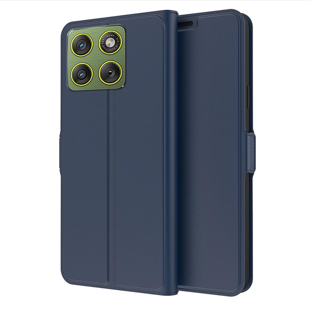 Handyhülle für Motorola Moto G67 Power 5G / G100 5G (2025) Stoßfeste TPU-Innenschale Leder-Handyhülle Kartensteckplatz