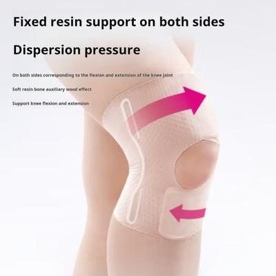 Unisex Knieschoner Ultradünn Gute Atmungsaktivität Hochelastisches Gewebe Sport Kompressions-Kniebandage