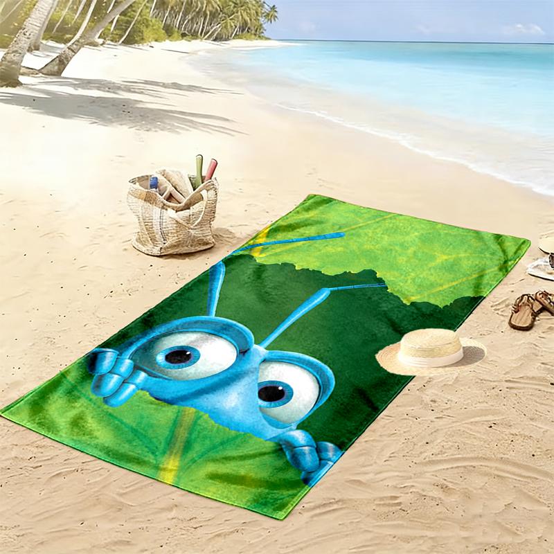 A Bug's Life Print Beach Towel, Large Soft Quick Dry Towel for Beach Camping Swimming