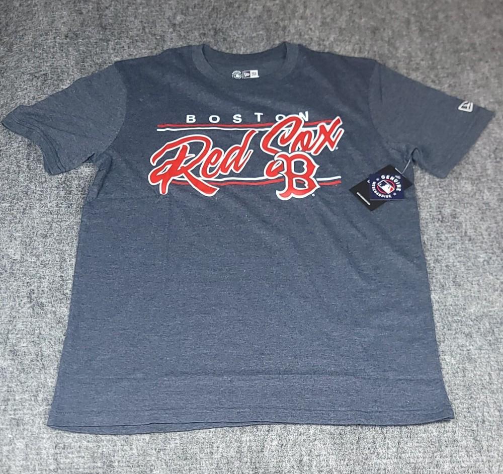 

Men s New Era Navy MLB Boston Red Sox Logo T-Shirt Baseball Size M Medium Unisex T-Shirt S
