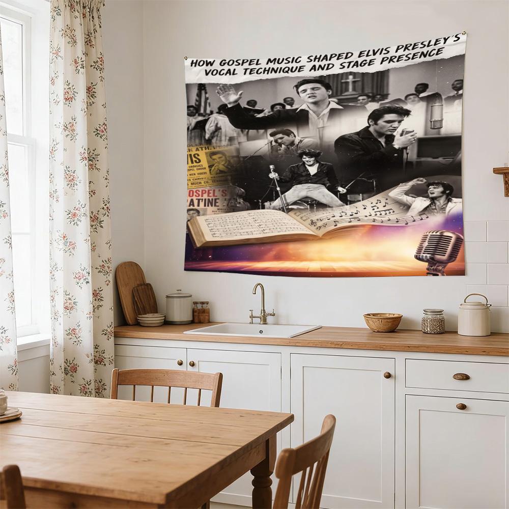 Space Rock Legend Versatile Wall Hanging Blanket, Home Backdrop for Wedding, Party and Video Shooting,Perfect Gift