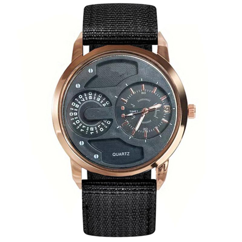 Original Brand Men Watches Boys Fashion Nylon Band Gifts Quartz Watch Black Relogio Masculino Montre Homme Reloj Hombre
