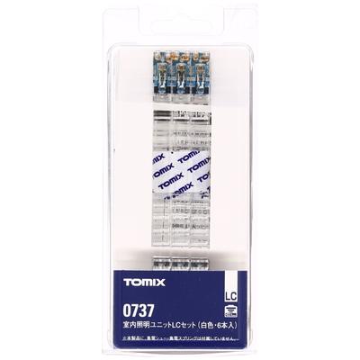 TOMYTEC N Gauge Interior Lighting Unit LC White 6-Pack 0737 Model Train Accessories