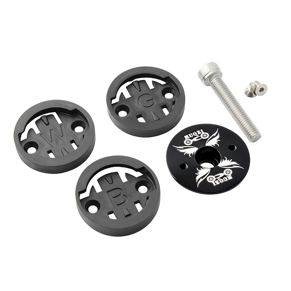 Aluminium Alloy Bike Computer Mount Bicycle Computer Handlebar Mount Bike Stem Top Cap Mount Compatible for WAHOO Garmin Bryton China Mainland