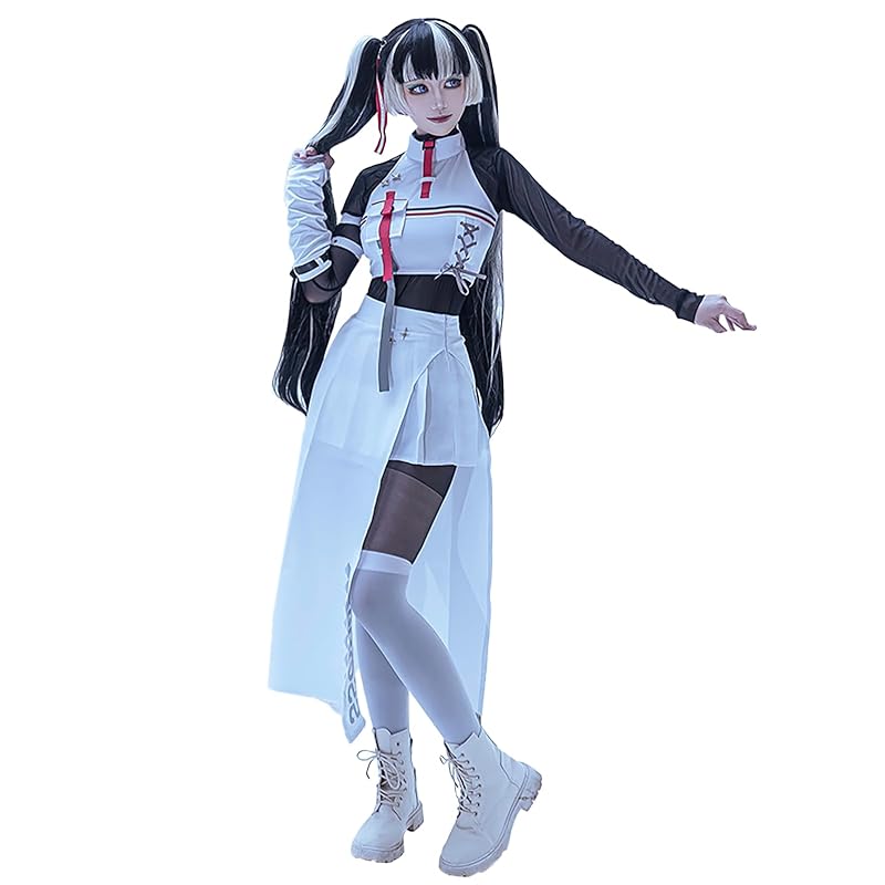 

[milky time] Hololive Yūkarasu-tei Raden halloween cosplay VTuber white