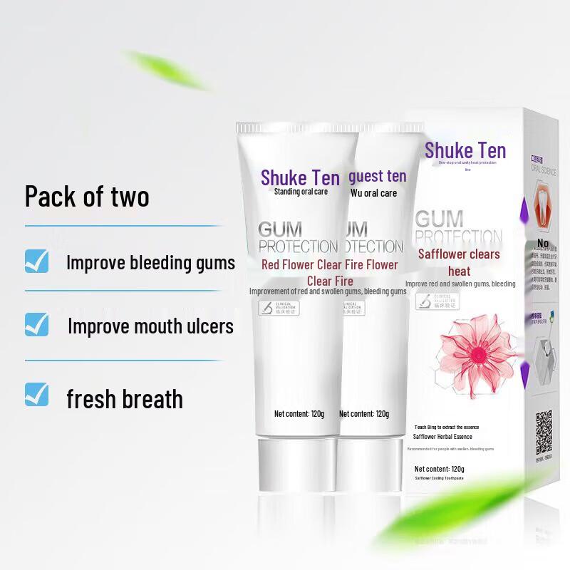 Saky Safflower Fire-Clearing Toothpaste