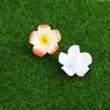 100Pcs 6Cm White Foam Flower Set Artificial Plumeria Hawaiian Frangipani for Wedding Party Decoration DIY Hair Accessories Beads