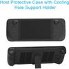 Kühlendes Rückschalengehäuse für Steam Deck, Schutzhülle mit Halterung, stoßfestes Spielekonsolen-Zubehör