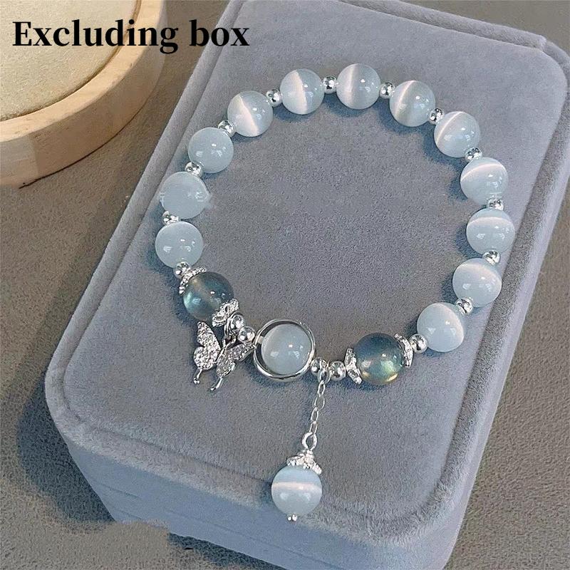 Fashionable Imitation Opal Bracelet with Simple Pendant Bracelet Suitable for Giving Jewelry Gifts To Ladies and Friends