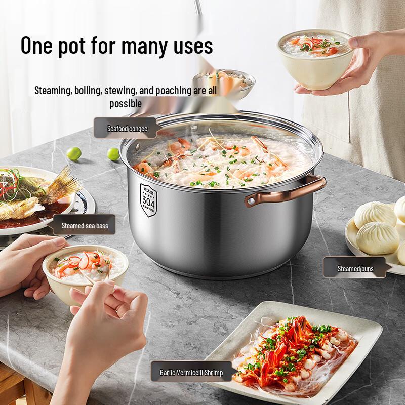 COOKER KING 304 Stainless Steel Steamer Pot
