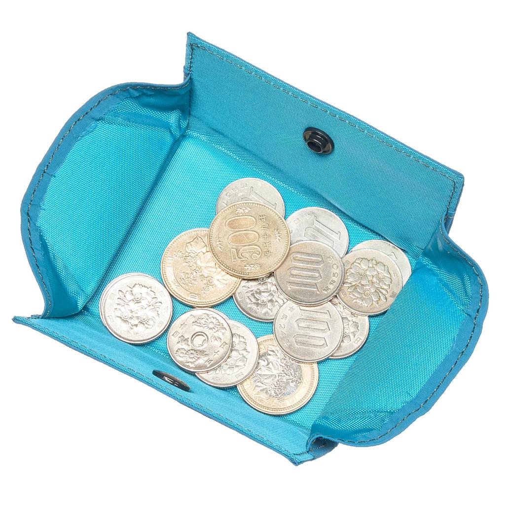 Champion Wallet for Men and Lightweight Nylon Compact Wallet with Neck Mini Wallet with Coin Peacock Blue Tri-fold Women, Strap, Purse,