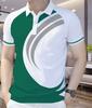 Sleek short-sleeve polo shirt, trendy design for casual daily wear.
