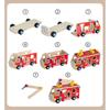 Montessori Wooden Toys Children Fire Station Police Station Simulation Toy Pretend Play Tools Construction Toy Motor Skills Kids