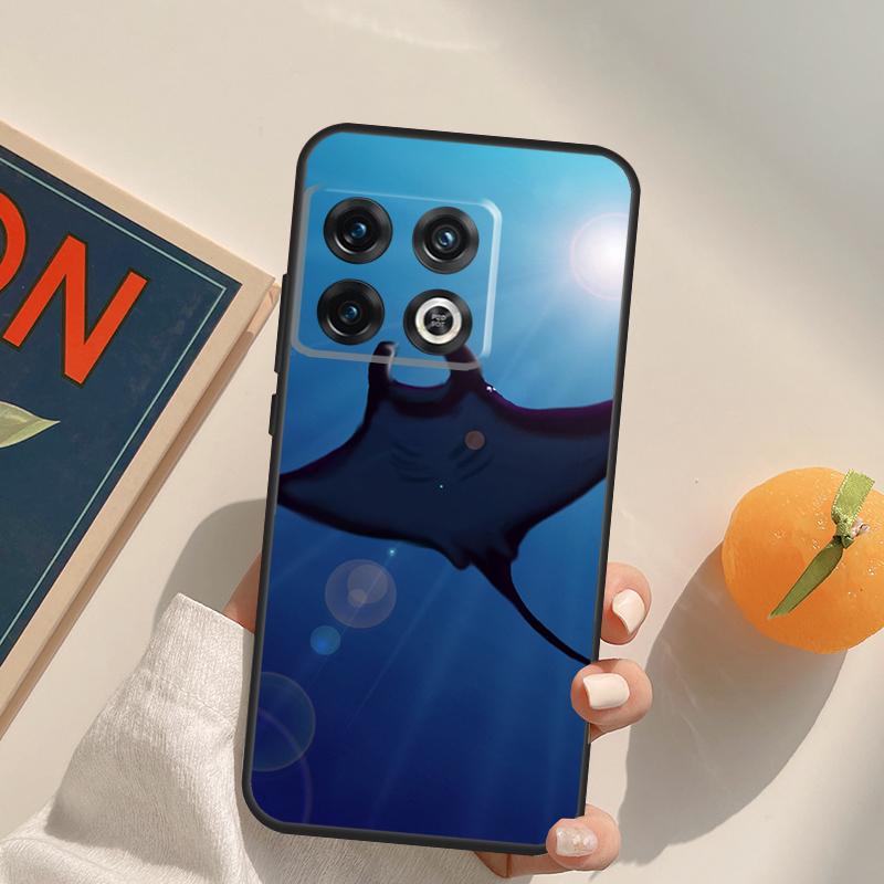 Tier-Manta-Rochen-Hülle Für OnePlus Ace 8T 9R 9RT 10T 8 9 11 10 Pro Hülle Für OnePlus Nord 2 2T N10 N20 N100 CE