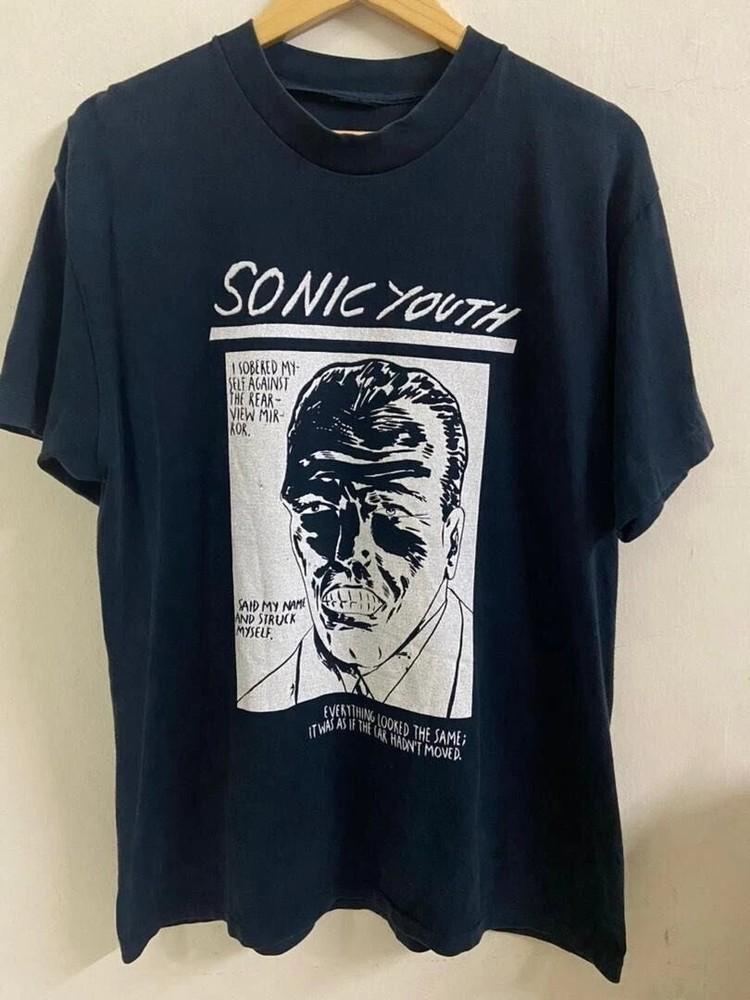 Sonic Youth Band Shirt, Sonic Youth Retro Style Navy Color Tshirt Vtg WA0366 Unisex T-Shirt S