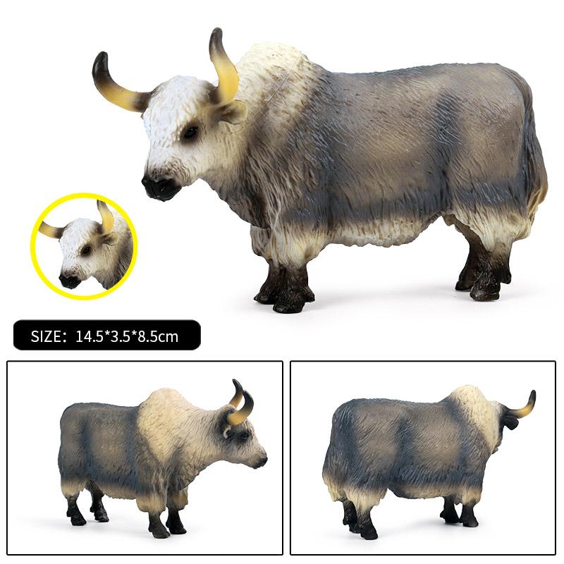 Oenux Zwierzęta Gospodarskie Walki Byków Kowboj Symulacja Drób Bydło Cielę Byk Wół Kolekcja Figurek Akcji Model Pvc Zabawka Prezent dla Dzieci