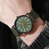 5PCS/Set Men Military Sports Watches Nylon Strap Simple Outdoor Quartz Wristwatch for Man Relogios Masculino