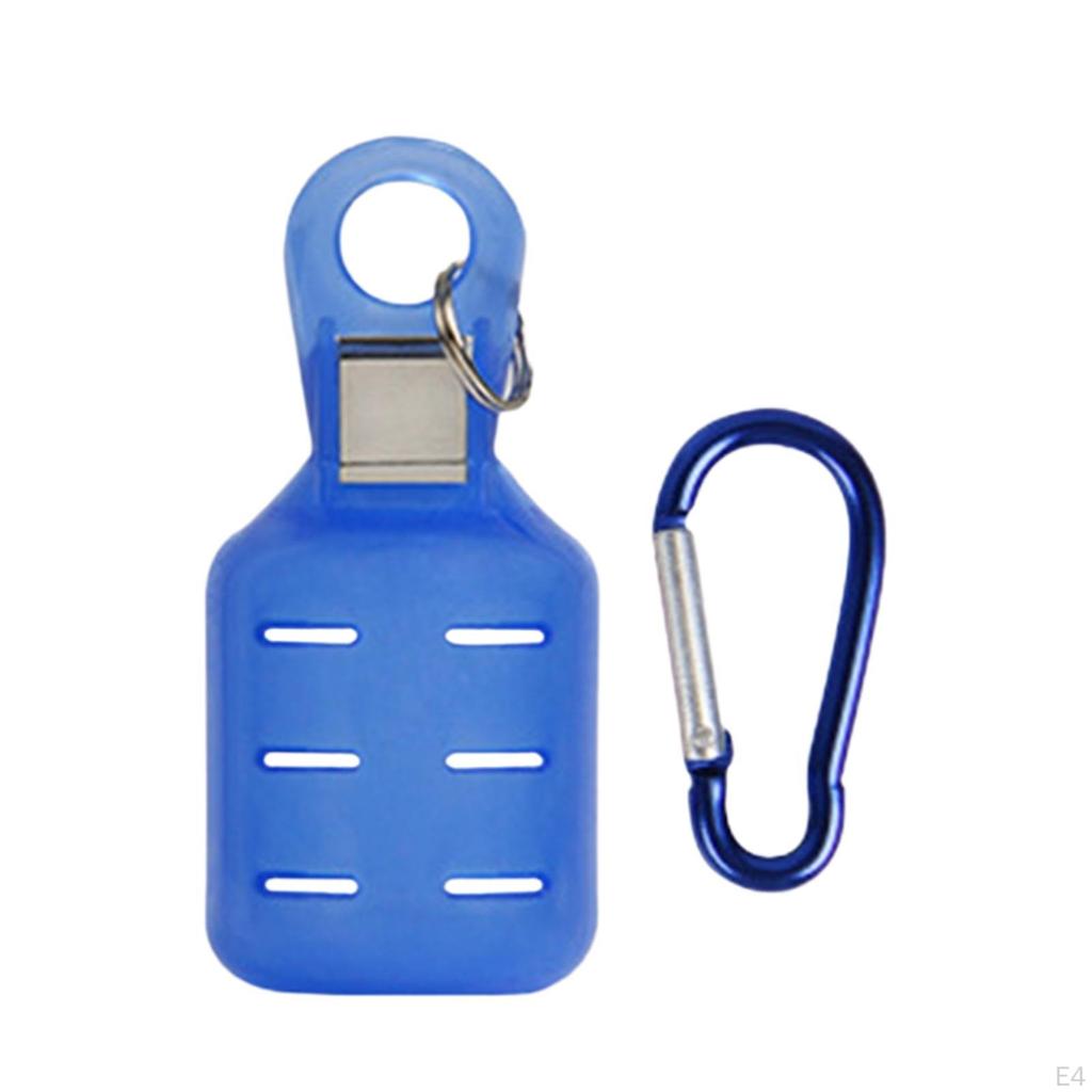 9 Pieces Fishing Squid Hook Protectors with Carabiners for Jigs And Lures