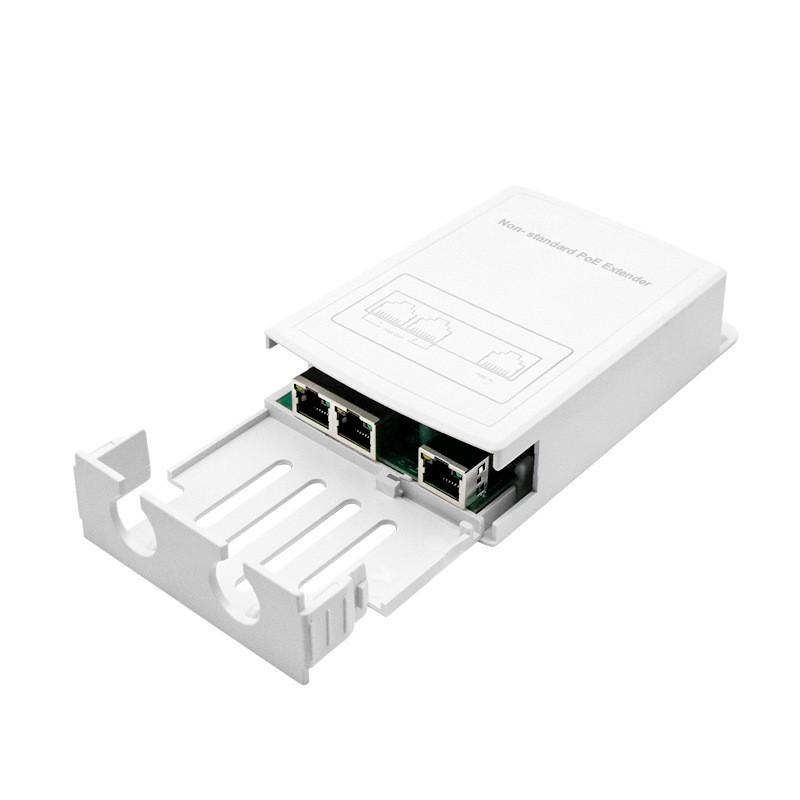 Waterproof 24V POE Splitter Repeater - 1 In, 2 Out Cascade Box
