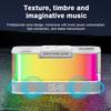 6 in 1 Air Version Desk Lamp Fast Charging Portable Speakers Alarm Clock Night Lights 3 in 1 Wireless Charger