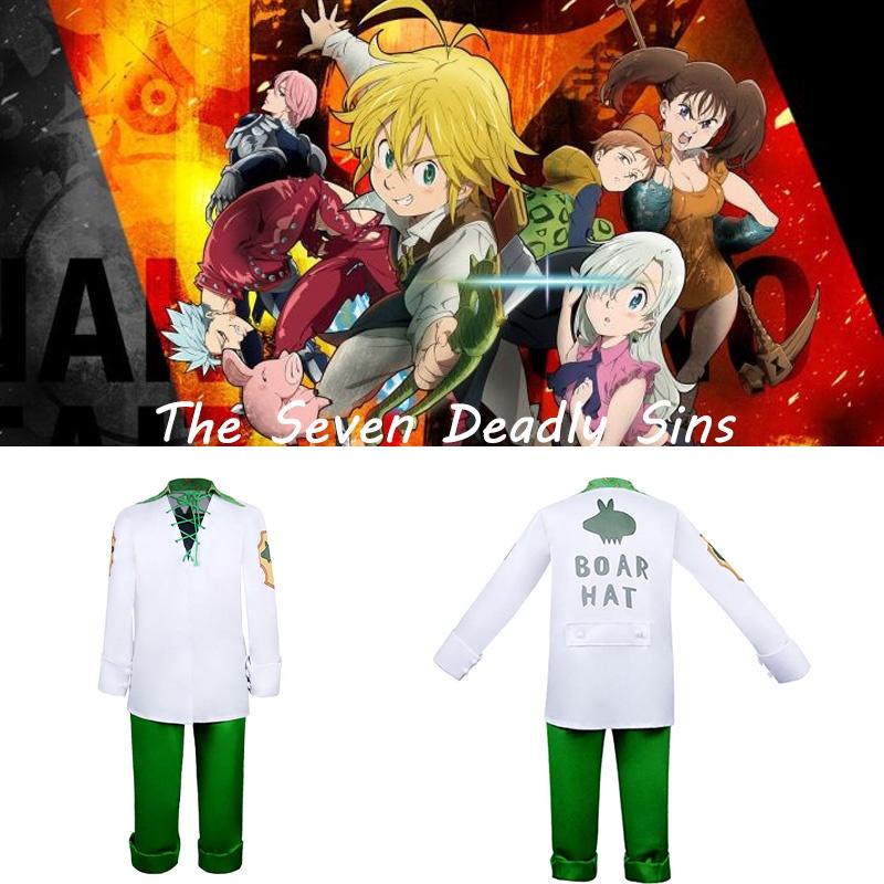 Erwecke die Sieben Todsünden mit diesem Meliodas-Cosplay-Anzug zum Leben.