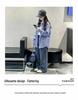 Girls' Autumn 2026 Korean Plaid Long Sleeve Cardigan Shirt