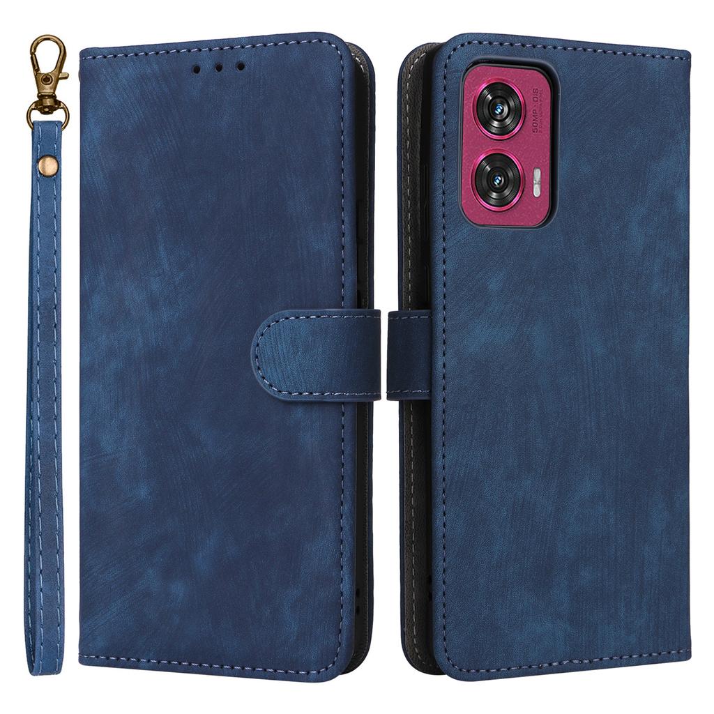 For Motorola Edge 50 Fusion 5G Shockproof Case RFID Blocking PU Leather Phone Cover