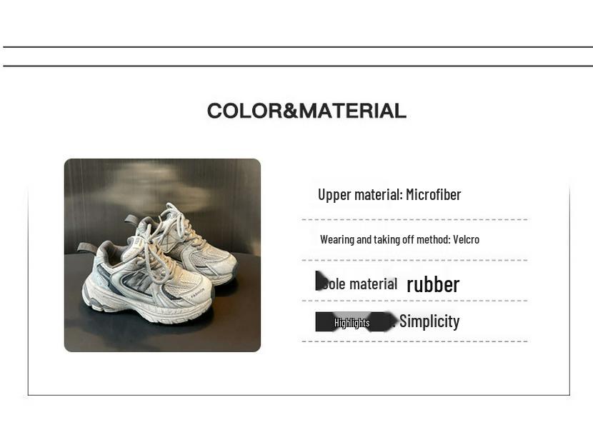 Korean Style Kids' Dad Shoes 2026: Lightweight, Versatile Sneakers for Boys and Girls, Perfect for Spring/Autumn Running and Sports.