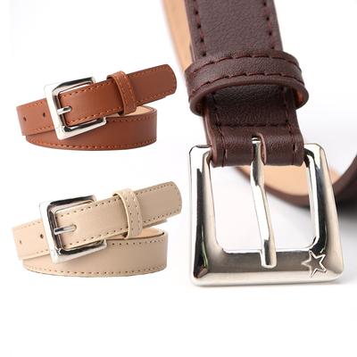 Giant Wheel Women'S Casual Belt Style Student Jeans Belt Dress Decorative Belt