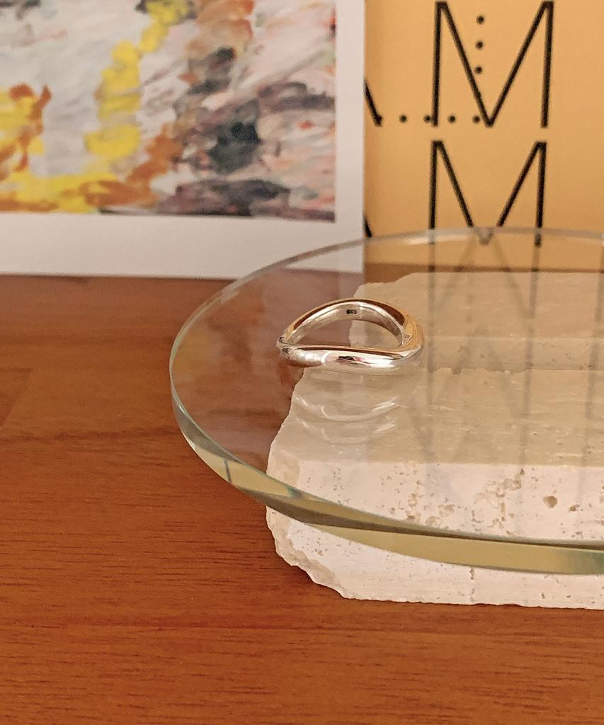 Code.H (Silver 925) Wave Bold Ring