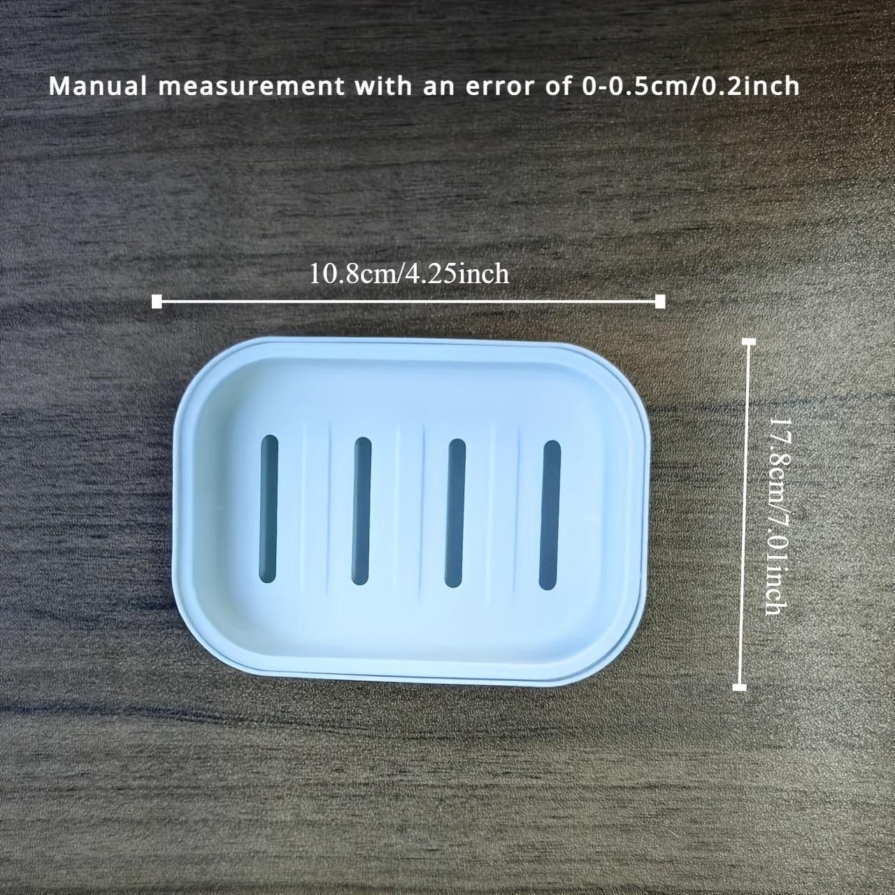 

1pc Double Layer Creative Soap Box, Portable Outdoor Travel Soap Container soap holder bathroom soap dish holder