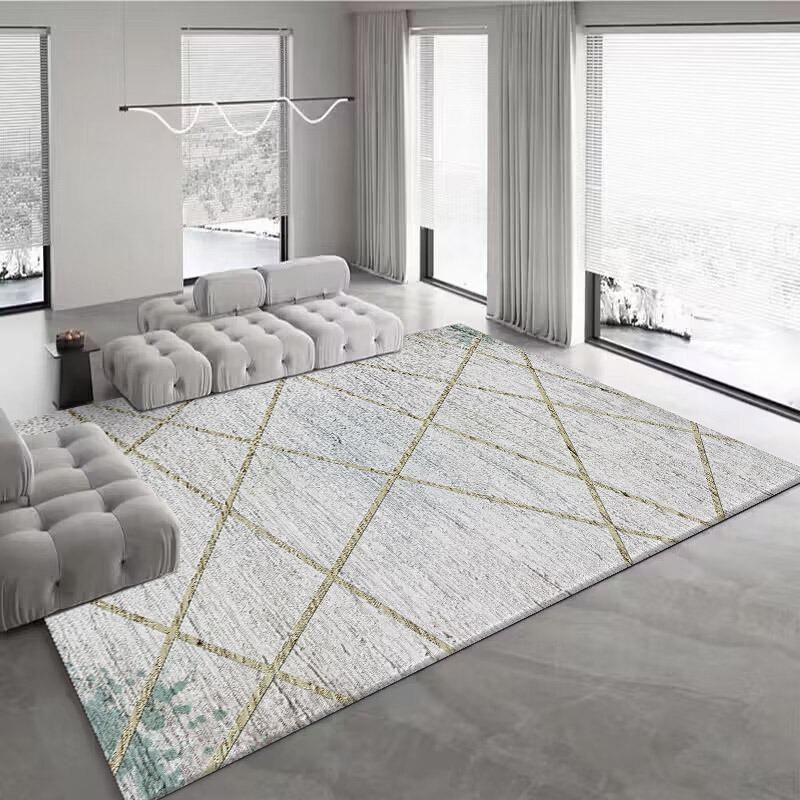 Fashionable and high-end carpet, living room sofa and coffee table carpet, light luxury Nordic minimalist carpet