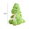 Stuffed Animal Plush Toy Green Bedtime Companions Soft Figurine Dinosaur Throw Pillow for