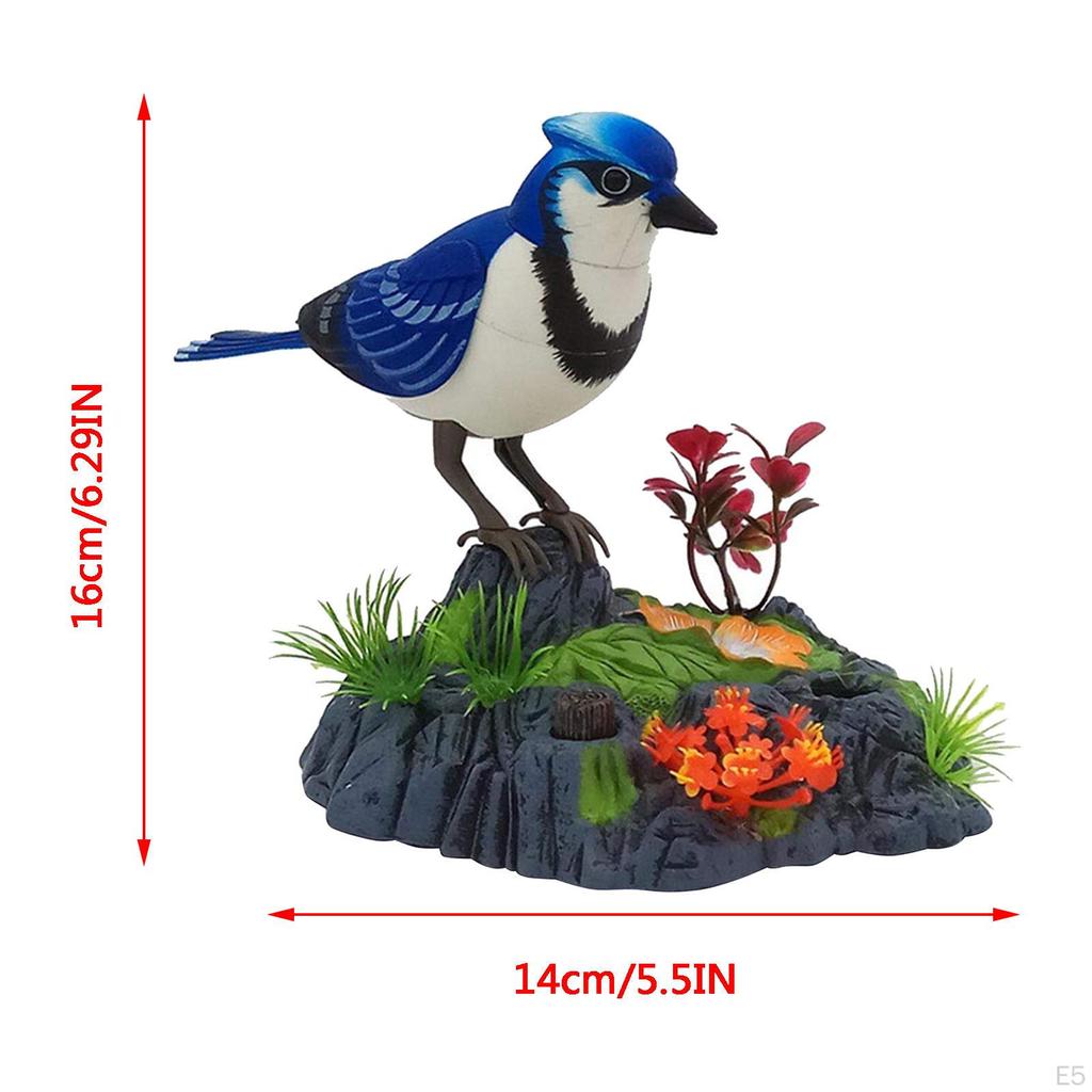 Control Bird Toy Moving Chirping Festival Holiday Party Bedroom Garden Ornament Education