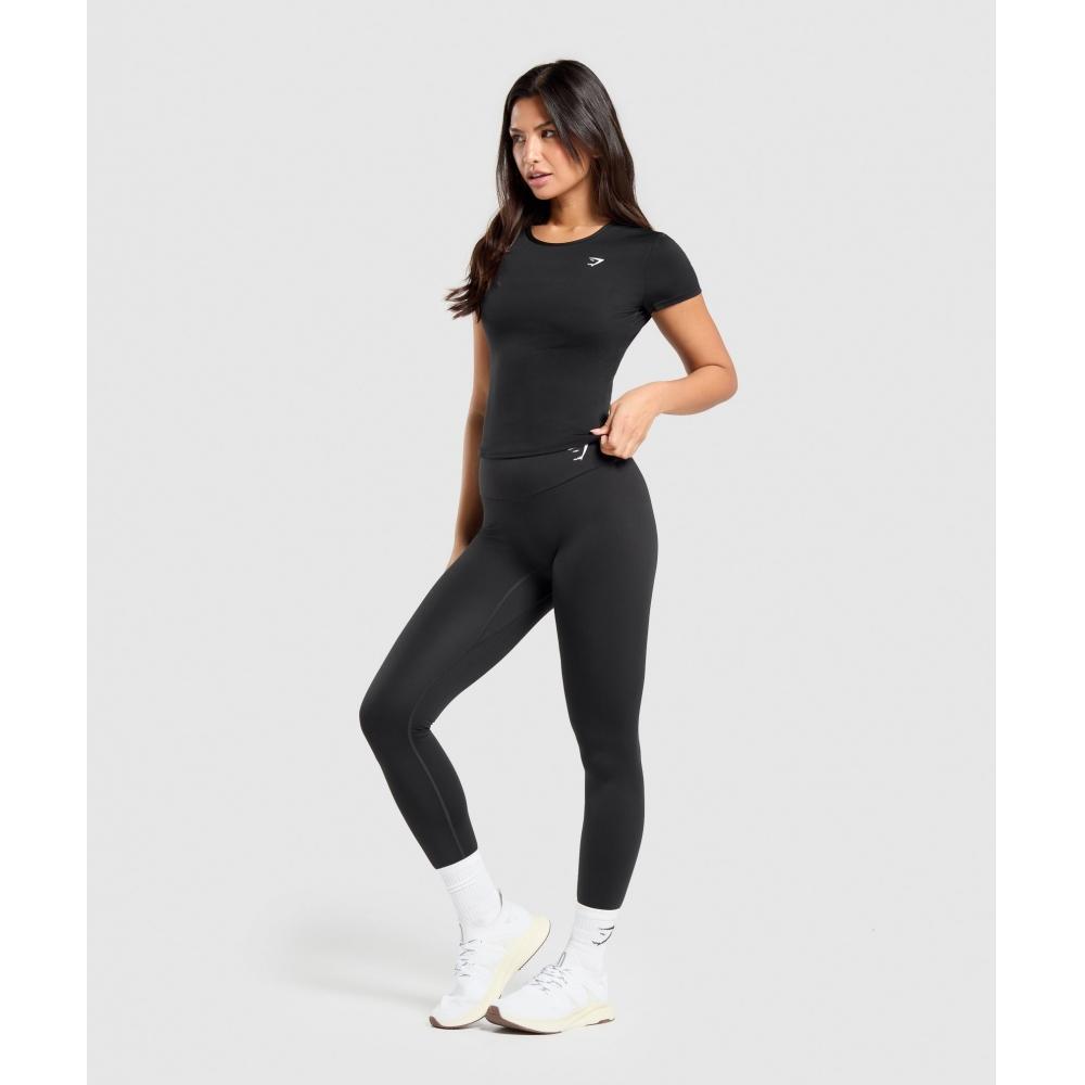 Gymshark Training Baby Tee Black B3b9f Bb2j