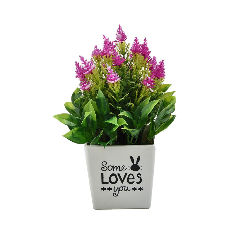 Flori de mătase Plantă artificială Rattan Living Room Display Cone Bonsai