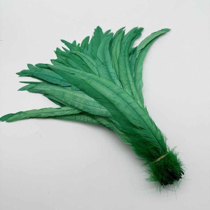 Wholes 500pcs Rooster Tail Feathers 25-30cm 30-35cm 35-40cm 40-45cm For Colored Carnival Costume&mask Party