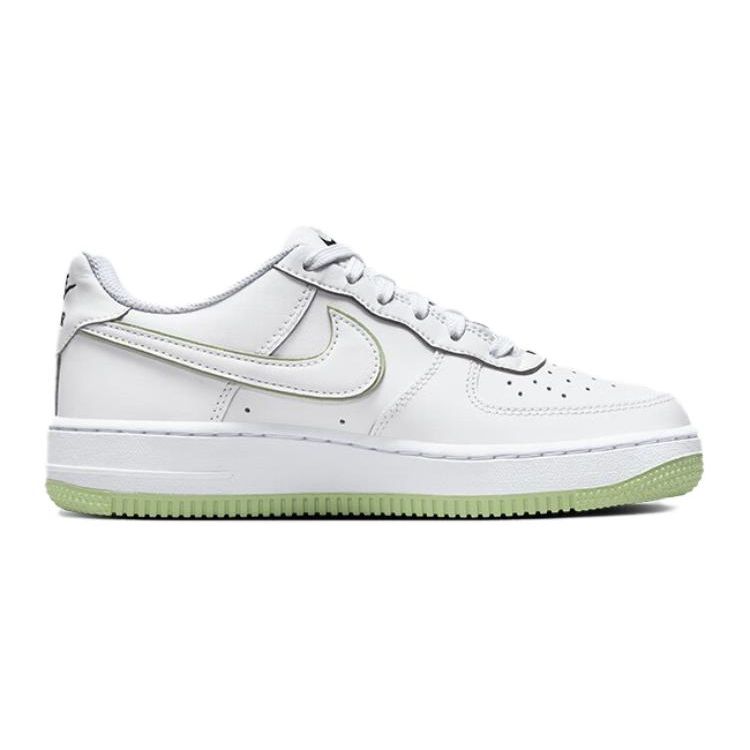 Nike Air Force 1 GS Honeydew Kids Sneakers White Black CT3839-108