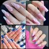 288PCS Poly Nail Gels Duals Forms Nail Builder Extension Gels Nail Mold Full Cover Acrylic False Nail Tips Duals Forms