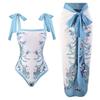 2025 Euro-American Conservative French Retro Swimsuit: Two-Piece Bikini
