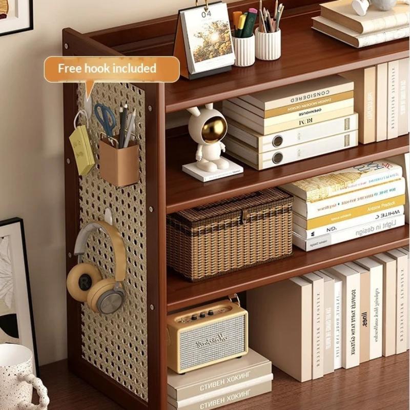 Beliebter Tischablage-Regal Kleines Einfaches Schreibtischregal Desktop Kleines Bücherregal Haushalts-Bücherregal