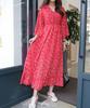 Ppaeppae Point Flower Frola Long Dress